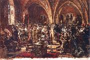 Jan Matejko The First Sejm in leczyca oil painting artist